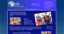 Desktop Screenshot of marlucostumes.net